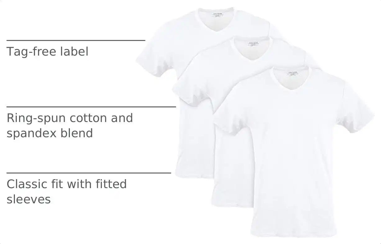 Gildan Men's Cotton Stretch T-Shirts, Multipack