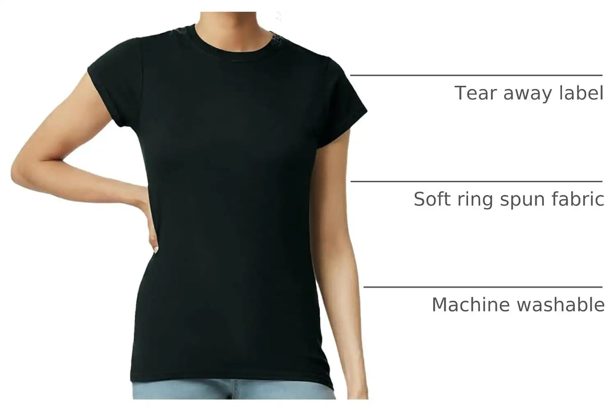 Gildan Womens Softstyle Cotton T-Shirt, Style G64000l, Multipack