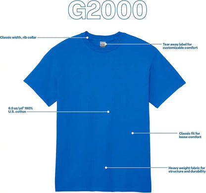 Gildan Adult Ultra Cotton T-Shirt, Style G2000, Multipack