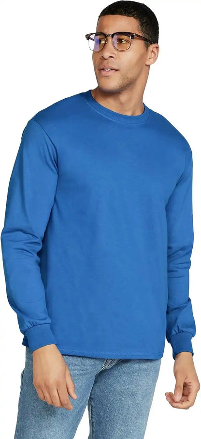 Gildan Adult Ultra Cotton Long Sleeve T-Shirt, Style G2400, Multipack