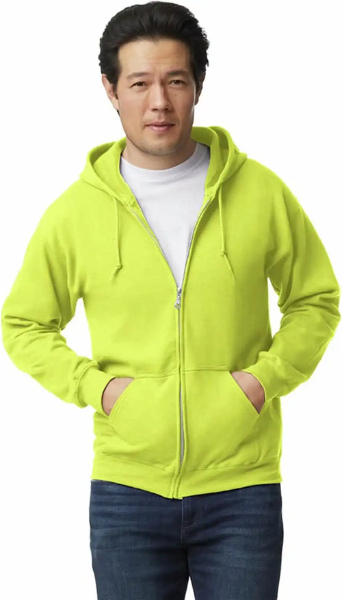Gildan unisex-adult Fleece Zip Hoodie Sweatshirt, Style G18600, Multipack