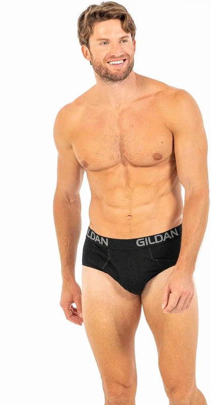 Gildan Men's Underwear Cotton Stretch Briefs, 5-Pack