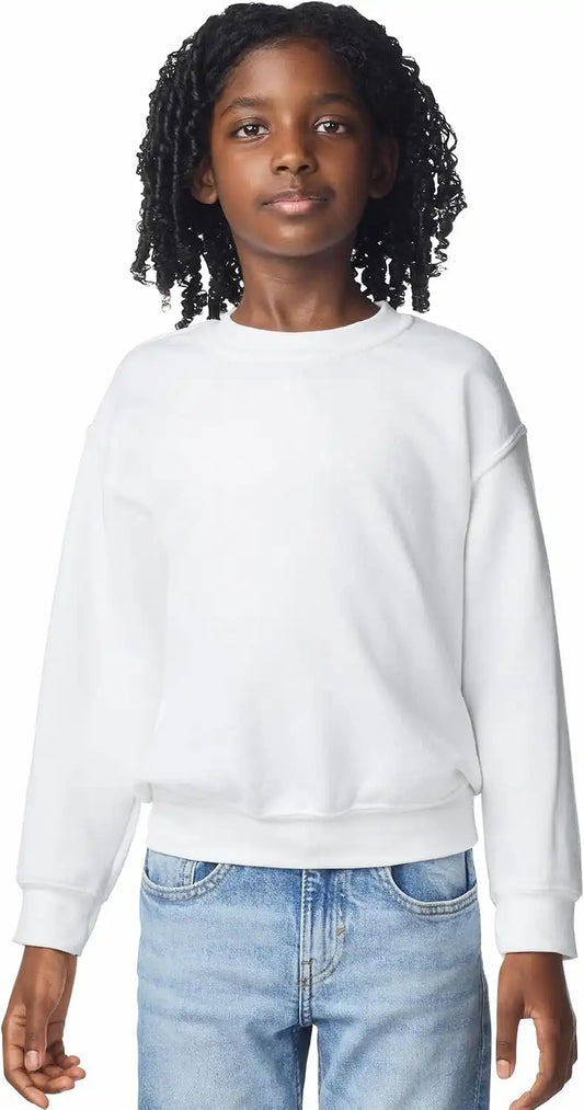 Gildan Kids' Fleece Crewneck Sweatshirt, Style G18000b