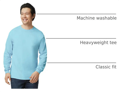 Gildan Adult Ultra Cotton Long Sleeve T-Shirt, Style G2400, Multipack