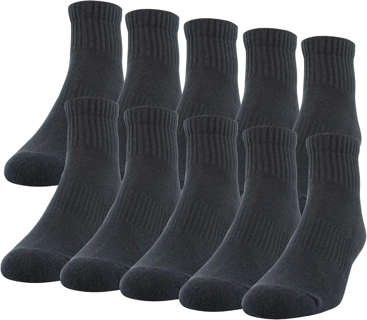 Gildan Men's Active Cotton Ankle Socks (10-Pack)