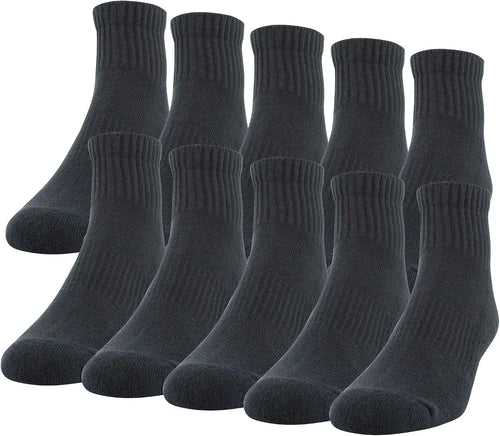 Gildan Men's Active Cotton Ankle Socks (10-Pack)