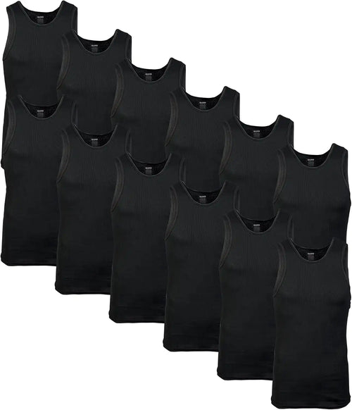 Gildan Men's A-Shirts Tanks Multipack