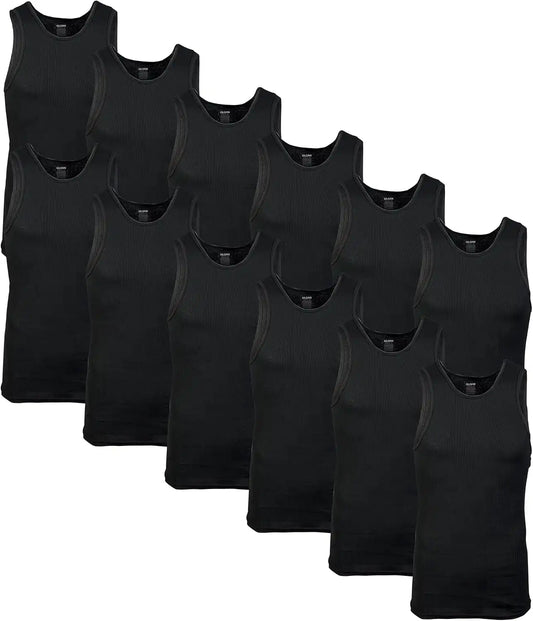 Gildan Men's A-Shirts Tanks Multipack