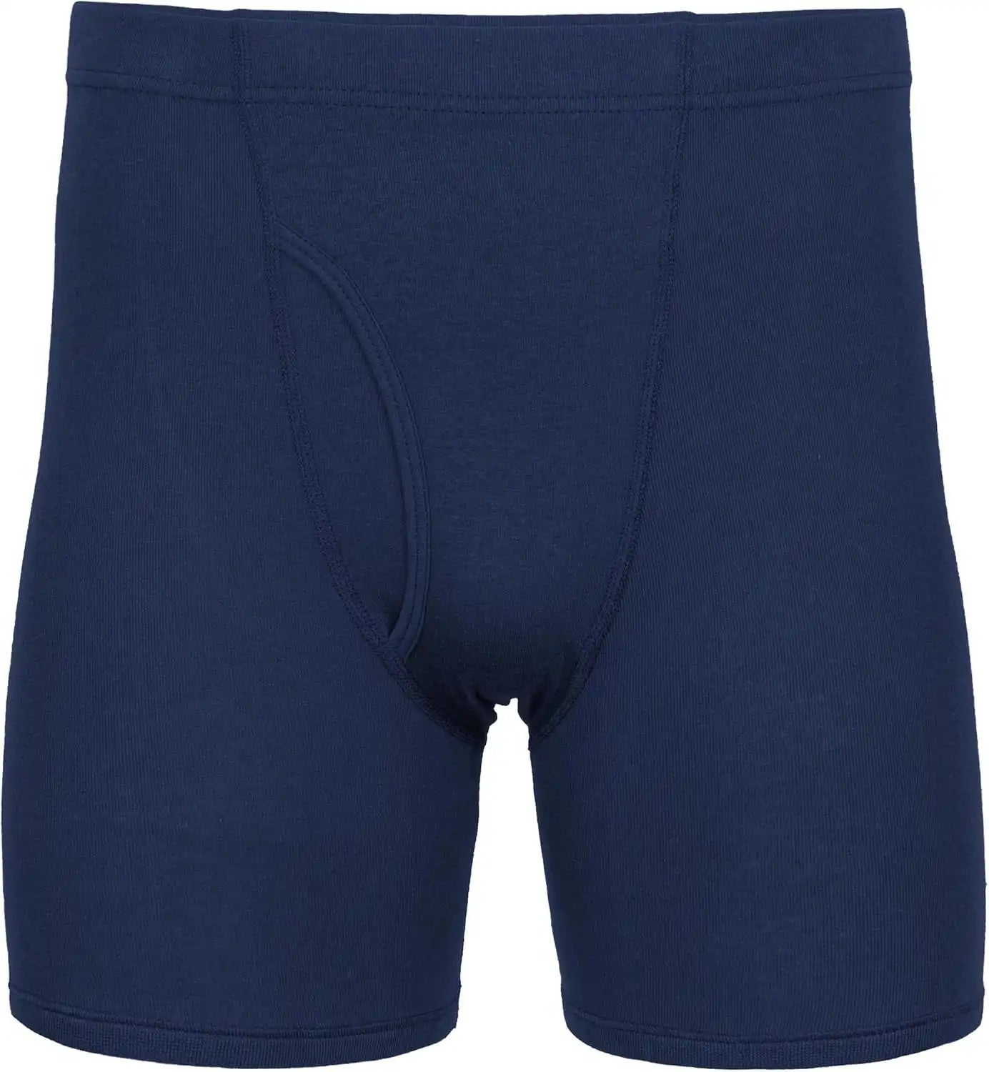 Gildan Men's Underwear Covered Waistband Boxer Briefs, Multipack