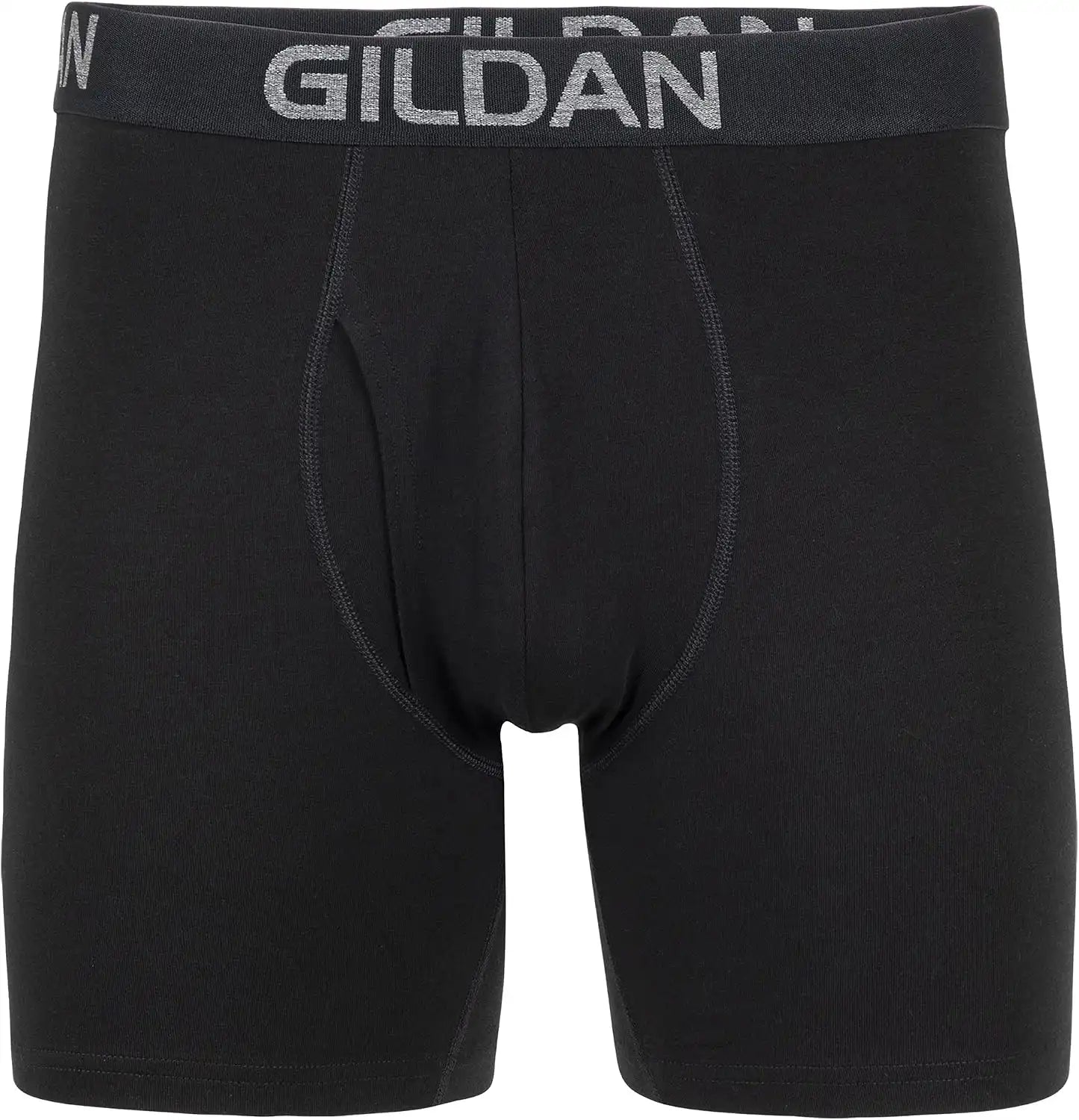 Gildan Men's Underwear Cotton Stretch Boxer Briefs, Multipack