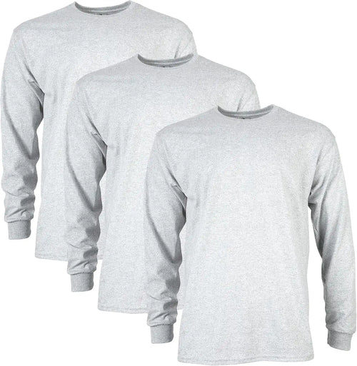 Gildan Adult Ultra Cotton Long Sleeve T-Shirt, Style G2400, Multipack