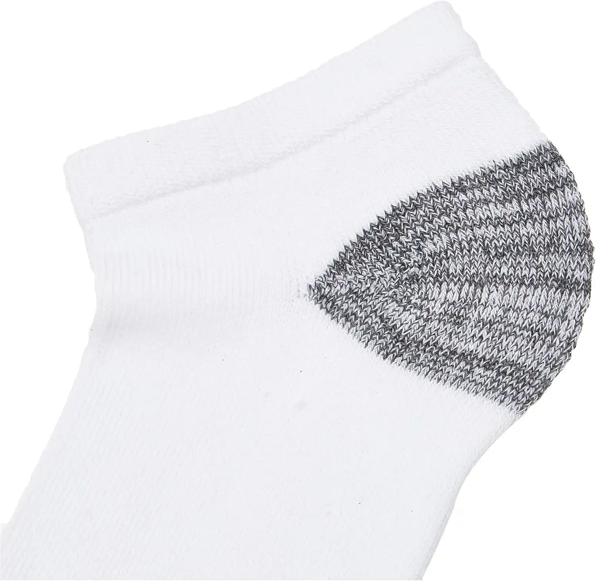 Gildan Men's Polyester Half Cushion No Show Socks, 12-pack