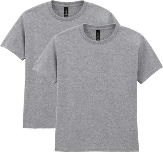 Gildan Youth Heavy Cotton T-Shirt, Style G5000B, 2-Pack