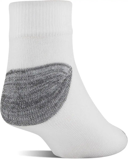 Gildan Men's Polyester Half Cushion Low Cut Socks, 12-pack
