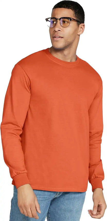 Gildan Adult Ultra Cotton Long Sleeve T-Shirt, Style G2400, Multipack