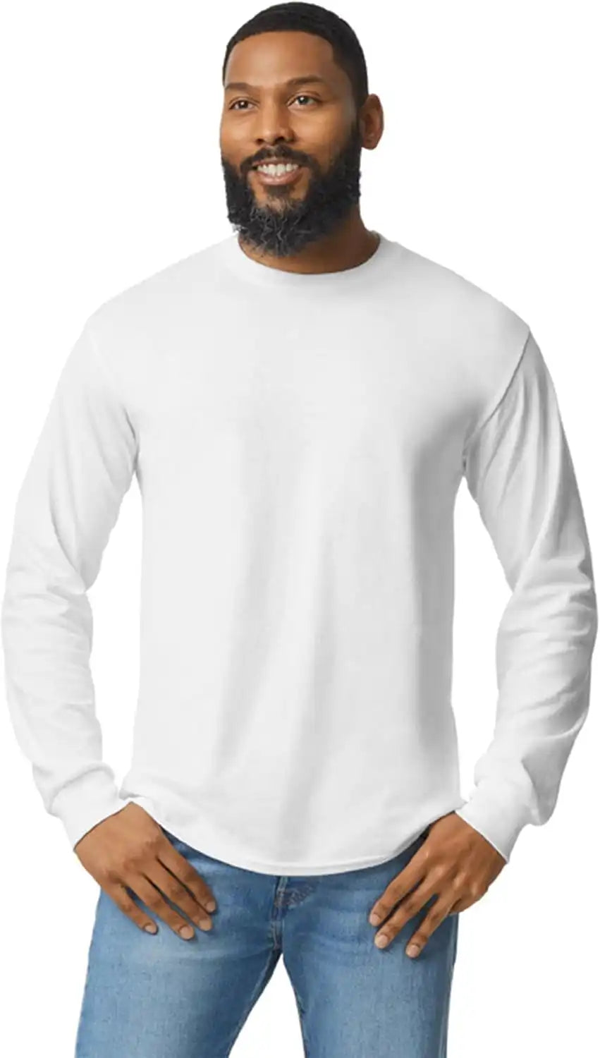 Gildan Adult DryBlend Long Sleeve T-Shirt, Style G8400, 2-Pack