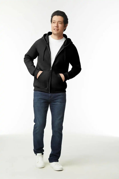 Underground Printing Unisex Adult Fleece Zip Hoodie Sweatshirt, Style G18600, Multipack