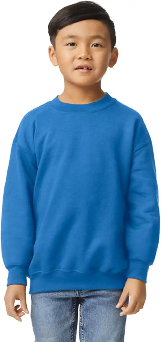 Gildan Kids' Fleece Crewneck Sweatshirt, Style G18000b