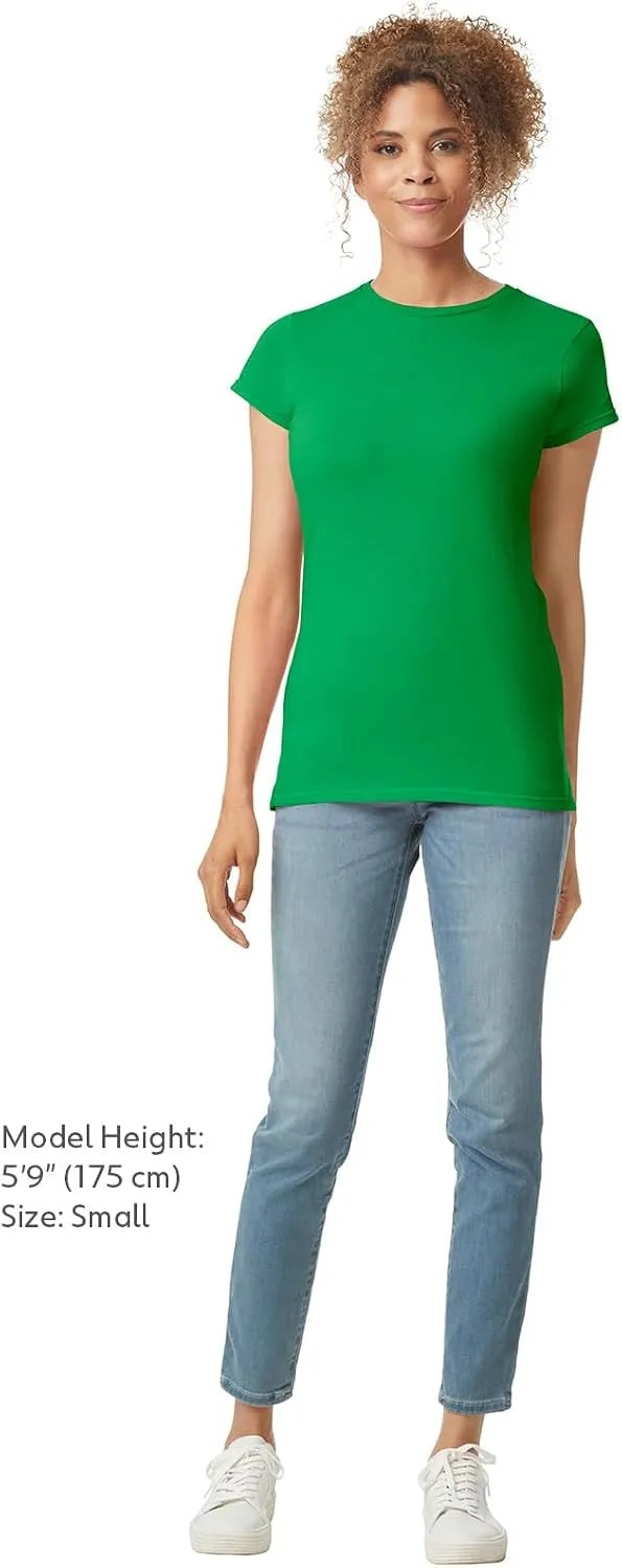 Gildan Womens Softstyle Cotton T-Shirt, Style G64000l, Multipack