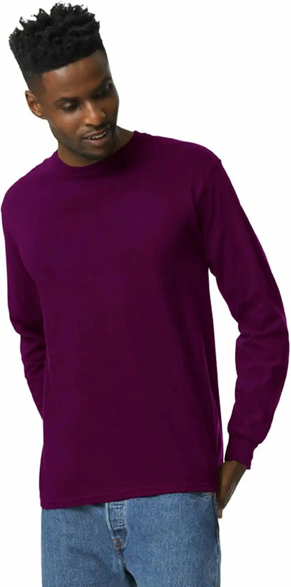 Gildan Adult Ultra Cotton Long Sleeve T-Shirt, Style G2400, Multipack