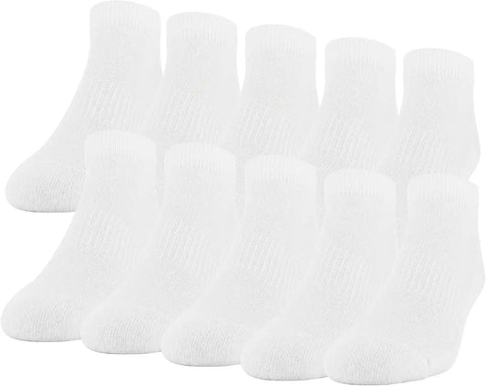 Gildan Men's Active Cotton Low Cut Socks (10-Pairs)