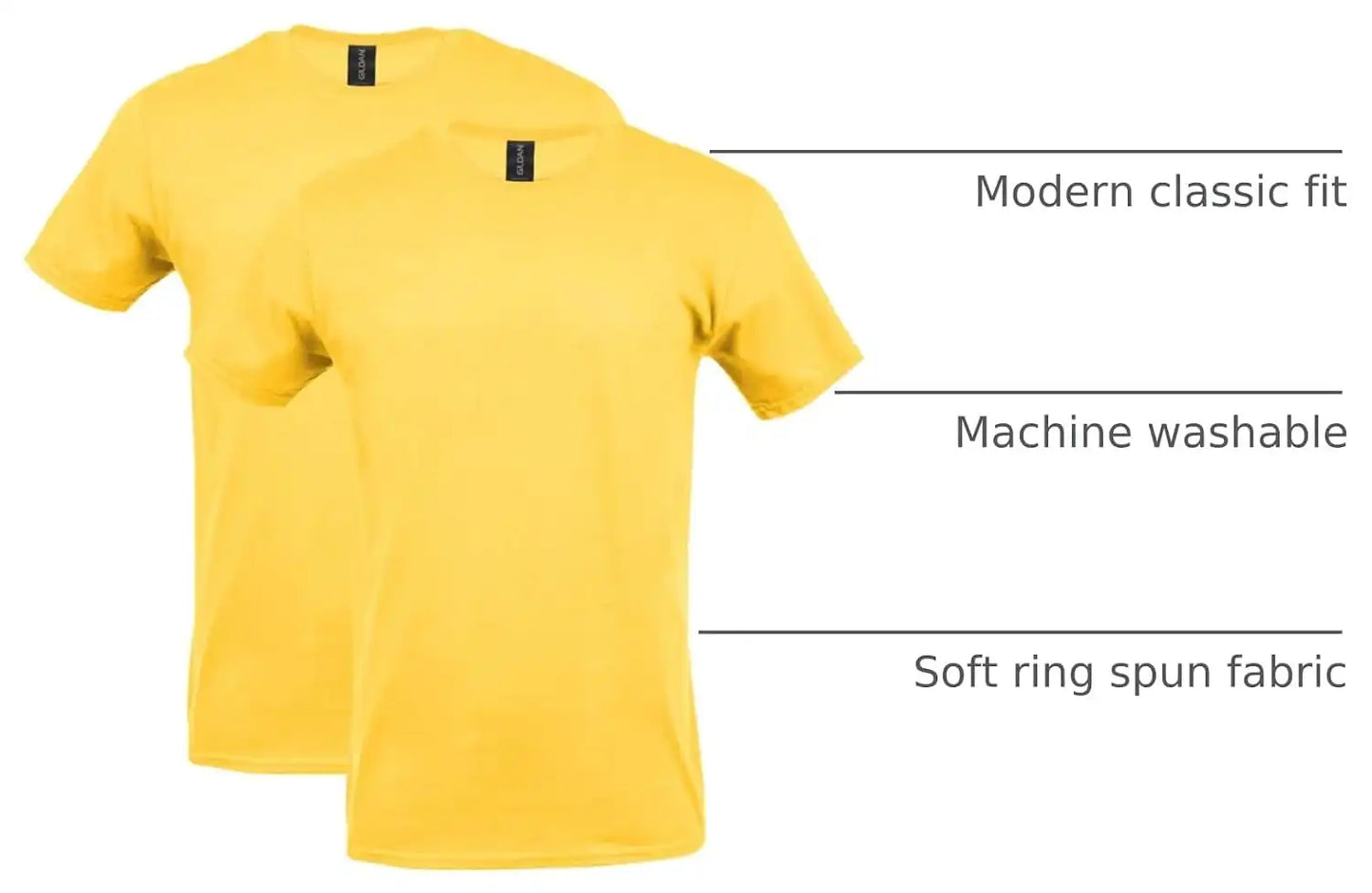 Gildan Adult Softstyle Cotton T-Shirt, Style G64000, Multipack