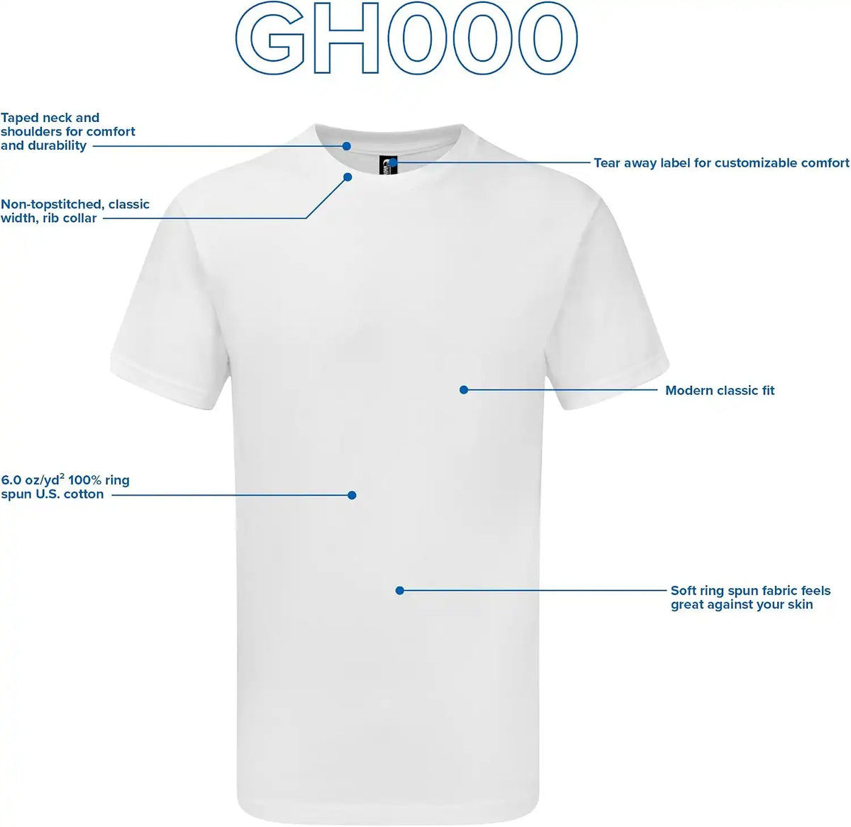 Gildan Hammer Adult T-Shirt, 2-Pack, Style GH000