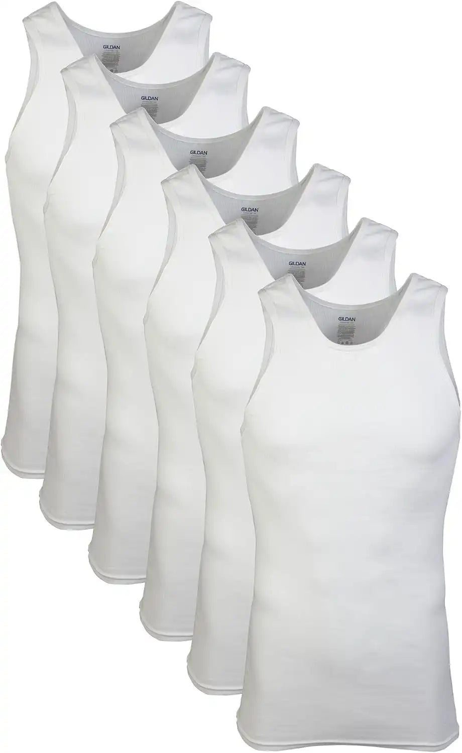 Gildan Men's A-Shirts Tanks Multipack