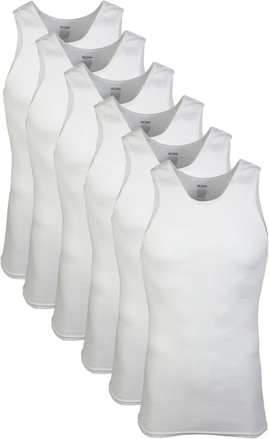 Gildan Men's A-Shirts Tanks Multipack