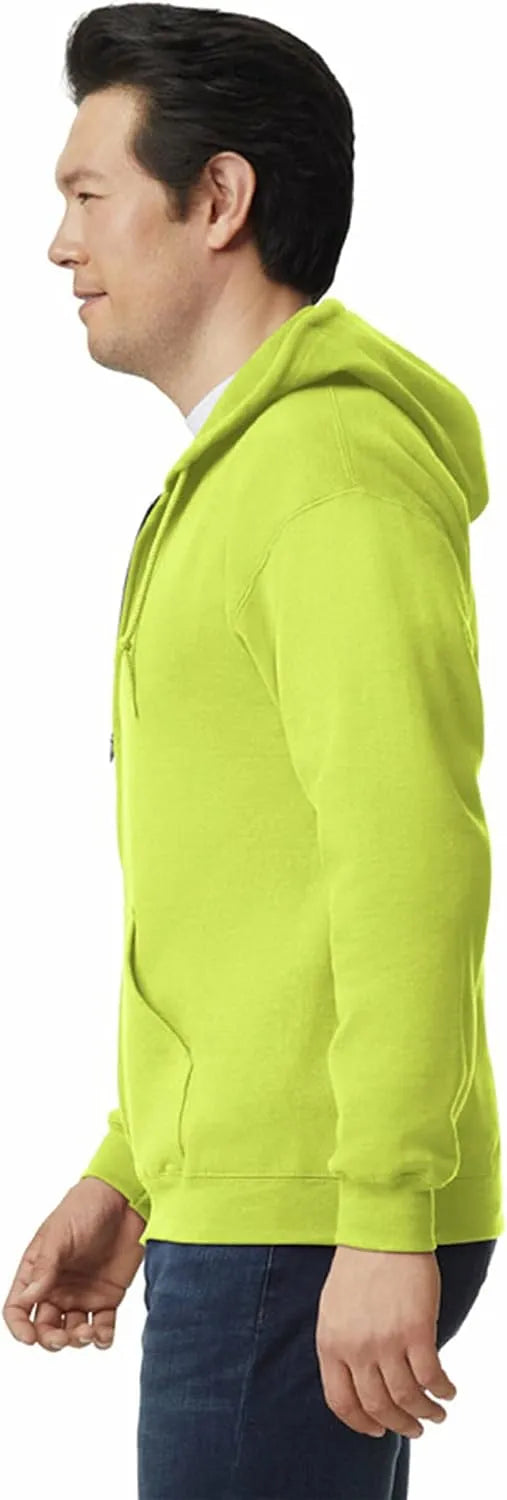 Gildan unisex-adult Fleece Zip Hoodie Sweatshirt, Style G18600, Multipack