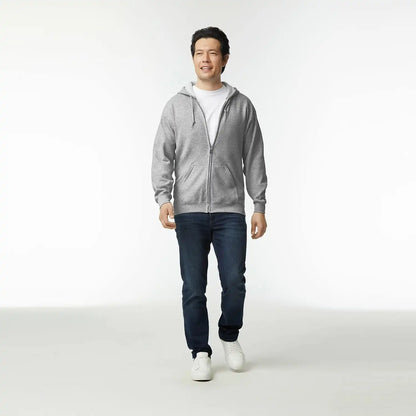 Gildan unisex-adult Fleece Zip Hoodie Sweatshirt, Style G18600, Multipack