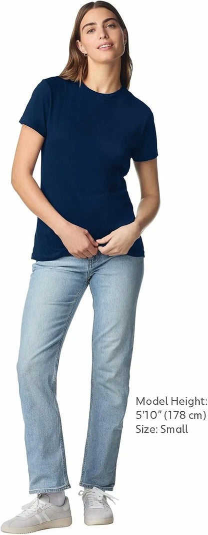 Gildan Womens Softstyle Cotton T-Shirt, Style G64000l, Multipack