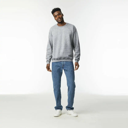 Gildan Unisex Adult Fleece Crewneck Sweatshirt, Style G18000, Multipack