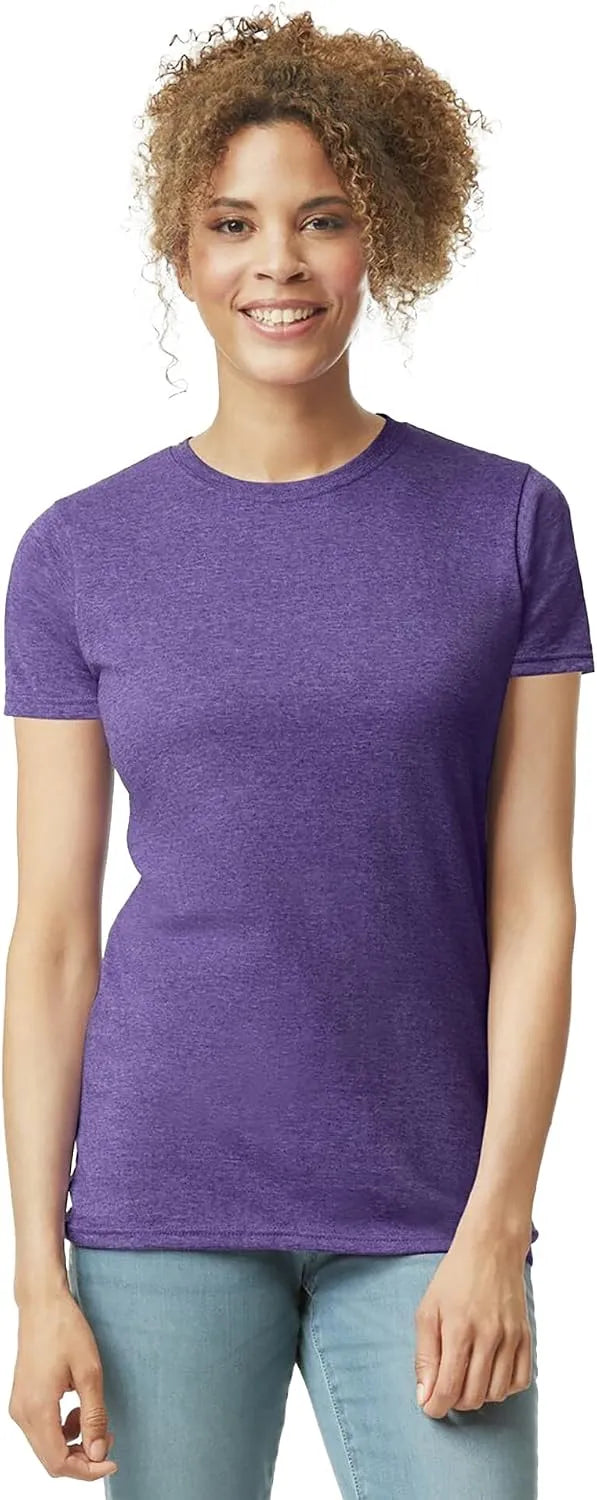 Gildan Womens Softstyle Cotton T-Shirt, Style G64000l, Multipack