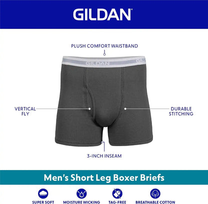 Gildan mens Underwear Boxer Briefs, Multipack