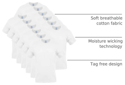 Gildan Men's Crew T-Shirts, Multipack, Style G1100