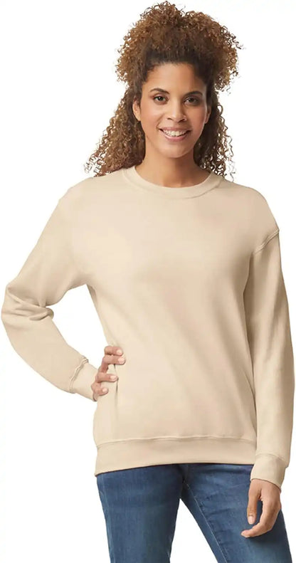 Gildan Unisex Adult Fleece Crewneck Sweatshirt, Style G18000, Multipack
