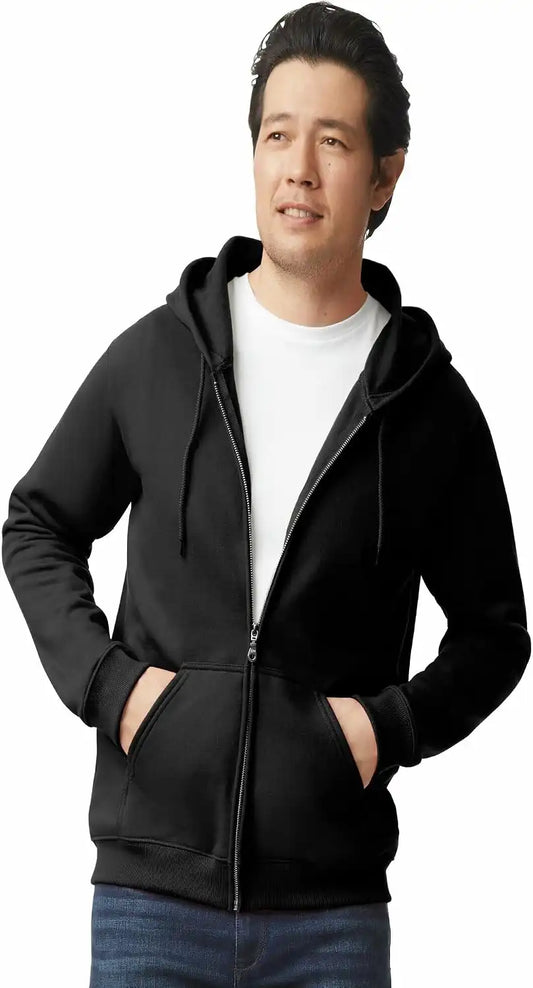 Underground Printing Unisex Adult Fleece Zip Hoodie Sweatshirt, Style G18600, Multipack