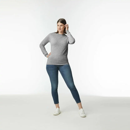 Gildan Adult Heavy Cotton Long Sleeve T-Shirt, Style G5400, 2-Pack