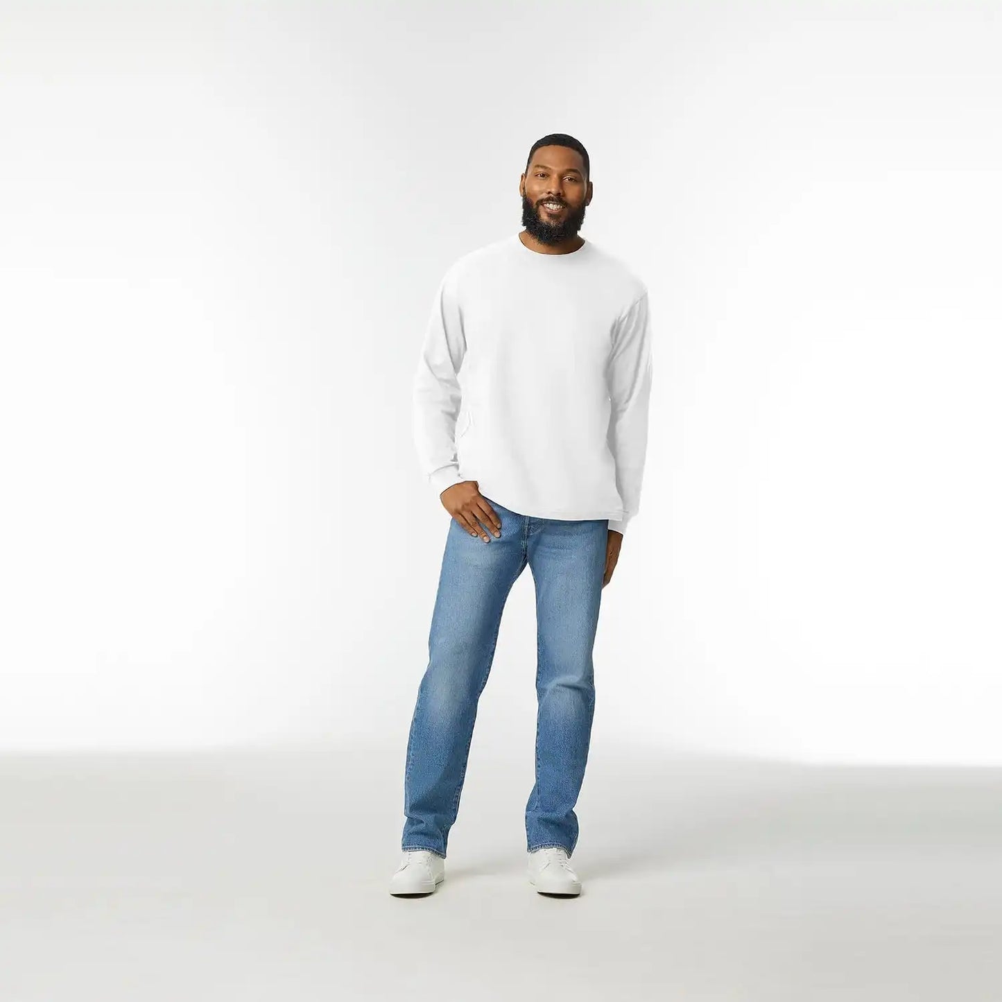 Gildan Hammer Adult Long Sleeve T-Shirt, 2-Pack, Style GH400