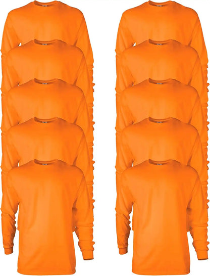 Gildan Adult Ultra Cotton Long Sleeve T-Shirt, Style G2400, Multipack