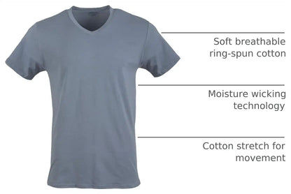 Gildan Men's Cotton Stretch T-Shirts, Multipack
