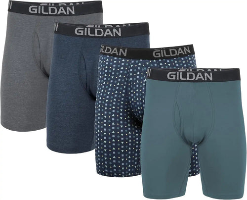 Gildan Men's Underwear Cotton Stretch Boxer Briefs, Multipack