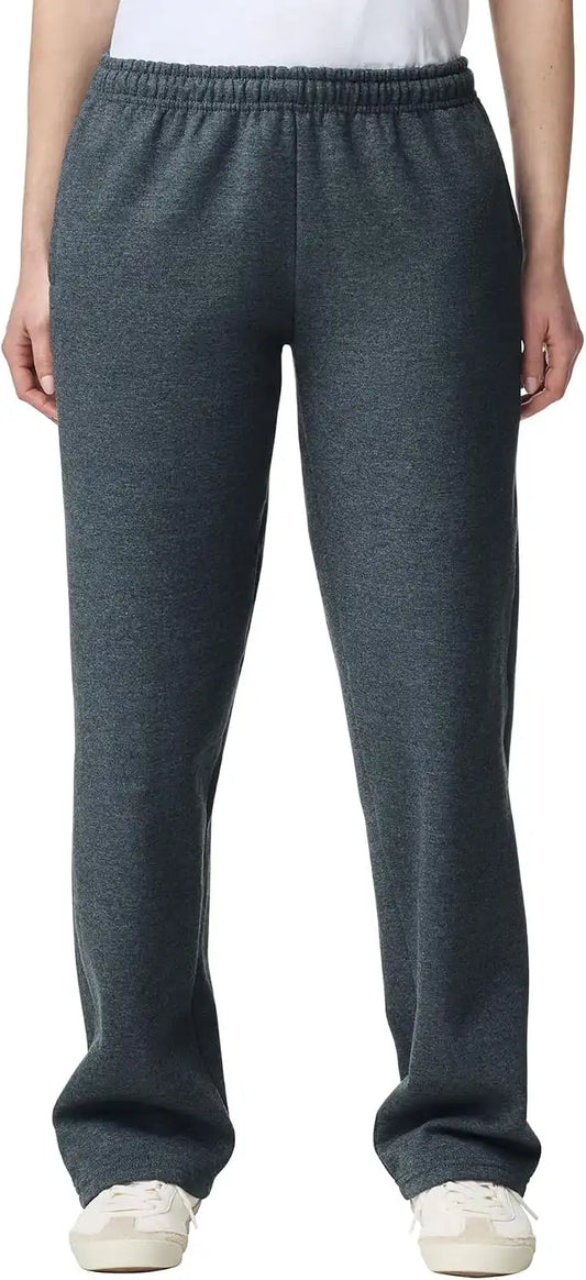 Gildan Adult Fleece Open Bottom Sweatpants with Pockets, Style G18300