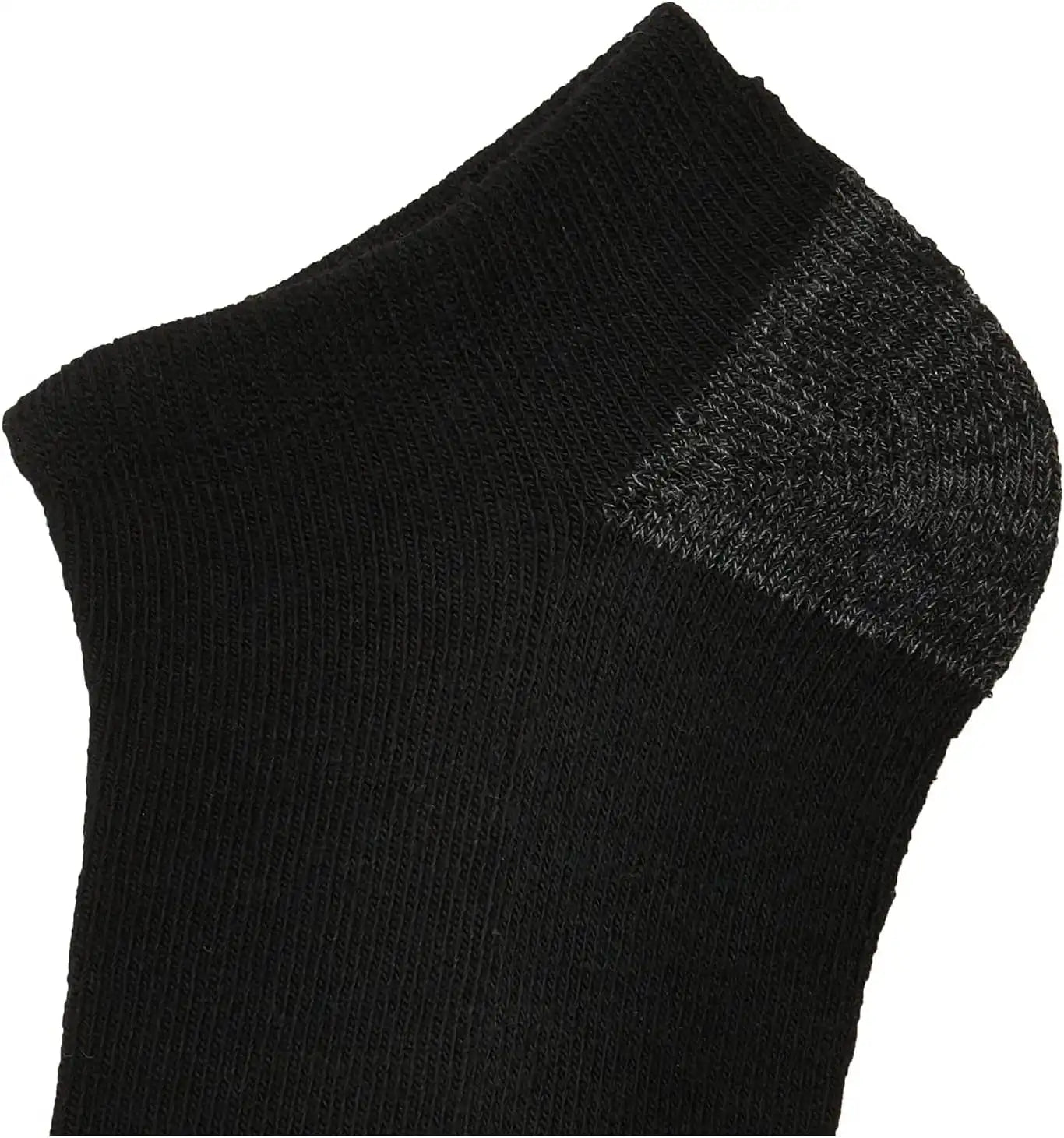 Gildan Men's Polyester Half Cushion No Show Socks, 12-pack
