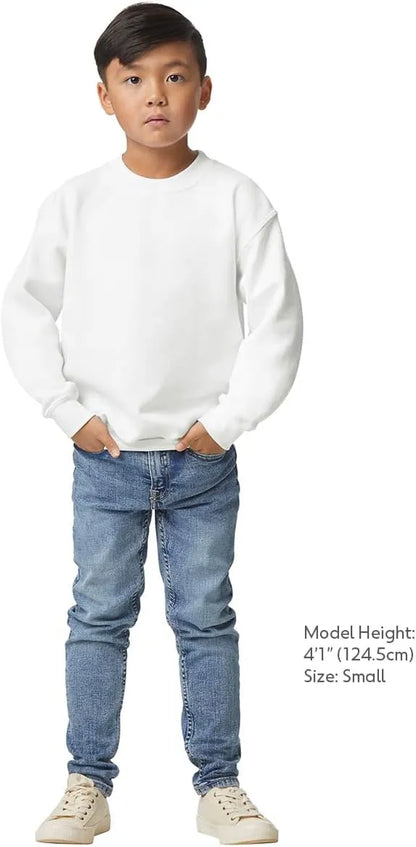 Gildan Kids' Fleece Crewneck Sweatshirt, Style G18000b