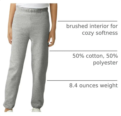 Gildan Youth Elastic Bottom Sweatpants, Style G18200B
