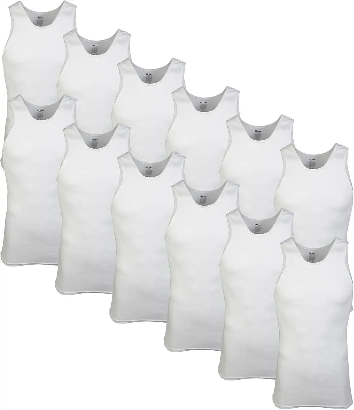 Gildan Men's A-Shirts Tanks Multipack