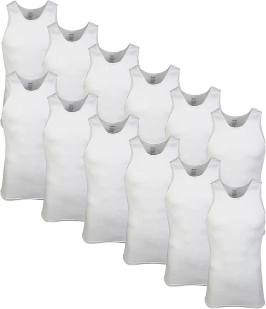 Gildan Men's A-Shirts Tanks Multipack