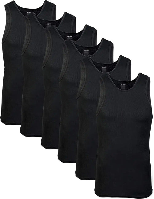 Gildan Men's A-Shirts Tanks Multipack